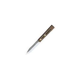 OLD HICKORY 753-31/4 Paring Knife, 3-1/4 in Blade, Carbon Steel Blade, Brown Handle, 6-3/4 in OAL