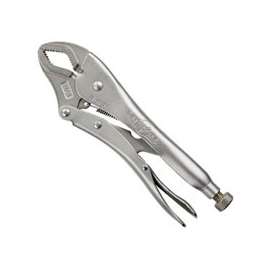 IRWIN VISE-GRIP Original 4935576 Locking Plier, 1-7/8 in Jaw Opening, Curved, Nickel Jaw, Plain-Grip Handle