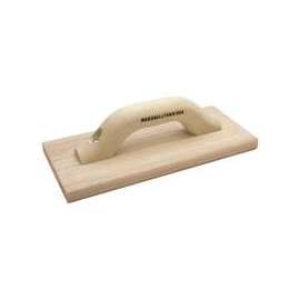 Marshalltown 44 Hand Float, 1-1/4 in Dia x 9 in L Handle, Square End Blade, 3/4 in Thick Blade, Redwood Blade