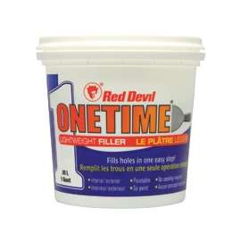 Red Devil 0544CA Spackling Compound White, 1 qt Tub