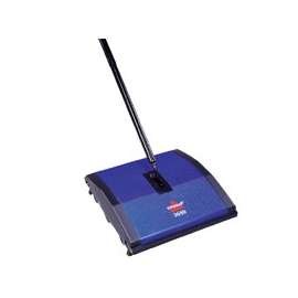 BISSELL Natural Sweep 92N0 Floor and Carpet Sweeper, Dual Rotating Brush, 9-1/2 in W Cleaning Path, Green