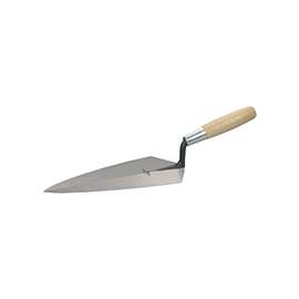 Marshalltown 19 12 Brick Trowel, Forged, Narrow, Taper Ground Steel Blade