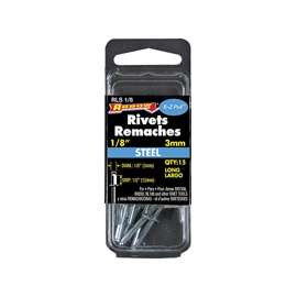 Arrow RLS1/8 Long Pop Rivet, 1/2 in L, Steel