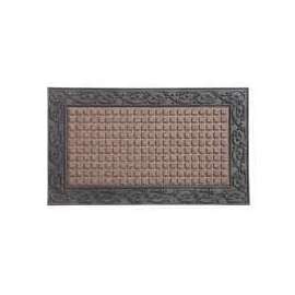 Simple Spaces Indoor/Outdoor Door Mat, 22 In W X 36 In L, Rubber