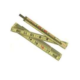 Cresent Lufkin Red End TX46N Wood Rule, SAE, Wood, 6 ft L, Natural