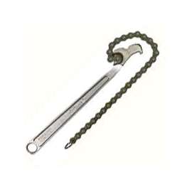 Diamond Farrier CW12H Chain Wrench, Steel, Nickel Chrome