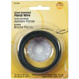 100'24GA GRN Flor Wire