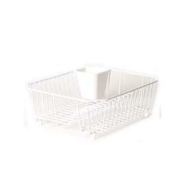 Rubbermaid FG6008ARWHT Wire Dish Drainer, White