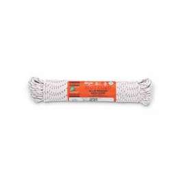 Nylon Core Sash Cords, 700 lb Cap., 100 ft, Cotton, White
