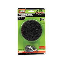Gator 9485 Semi-Flexible Sanding Wheel, 60-Grit, Extra Coarse Grade, Silicone Carbide, 4 in Dia