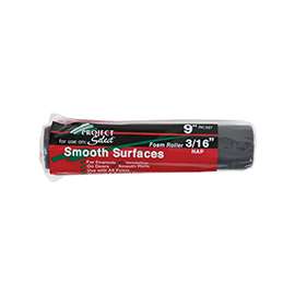 Linzer RC 227 Paint Roller Cover, All Paints, Stains Paint, 3/16 in Thick Nap, Foam Cover