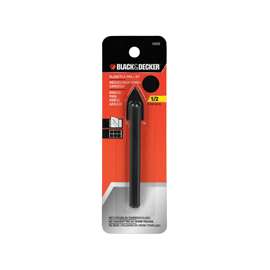 Black+Decker 16905 Glass and Tile Drill Bit, 1/2 in Dia Shank