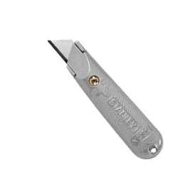 STANLEY 10-209 Utility Knife, 3 in W Blade, Straight Gray Handle