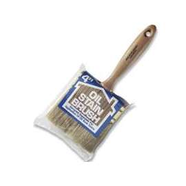 WOOSTER 4052-4 Paint Brush, 2-11/16 in L Bristle, Steel Ferrule