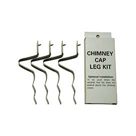 SHELTER SCLK Heavy-Duty Chimney Leg Kit, Stainless Steel