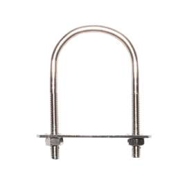 ProSource U-Bolt, Stainless Steel, 2 In Inside, 3-1/2 In L X 3-1/8 In W