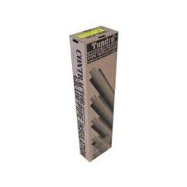 Tundra PC34158TW Pipe Insulation, 6 ft L, 1-1/2 in Pipe, Polyolefin, Charcoal