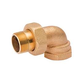 B & K 109-384 Radiator Elbow Nut and Tailpiece, Brass