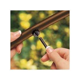 Rain Bird SW20/10PS Single Outlet Spot Watering Emitter, Plastic, Black/Red