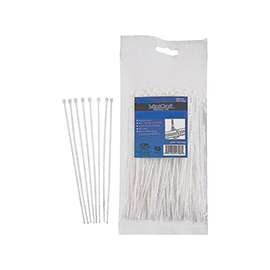 ProSource Cable Tie, Nylon, Clear, 11 In L