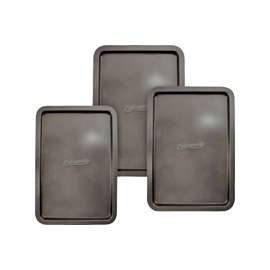 Euro-Ware Eurohome ENT49011 Cookie Sheet Set, 13 in L, 8 in W, Carbon Steel