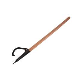 Koch 4080019/00260 Solid Socket Peavie, Flexible Handle, Steel Tip, Lacquer/White