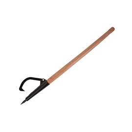 Koch 4080015 Solid Socket Peavie, Flexible Handle, Steel Tip, Lacquer/White