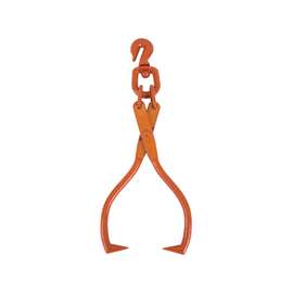 Koch 4080051/40454 Skid Tong with Grab Hook, 7 to 32 in Opening, Steel Tip