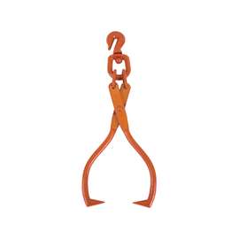 Koch 4080048/40004 Skid Tong with Grab Hook, 3-9/16 to 16 in Opening, Steel Tip
