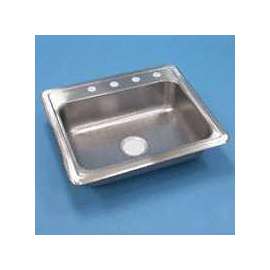 Sterling Southhaven 11404-4-NA Kitchen Sink, 15-1/4 in W, 7 in D Bowl, Stainless Steel