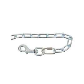 Koch A20321 Double Loop Pet Tie-Out Chain, Swivel Snap End, 15 ft L Belt/Cable