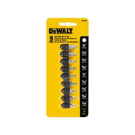 DeWALT DW2068 Hex Bit Set, Steel, 9-Piece