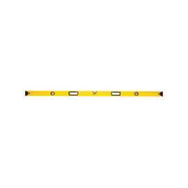 STANLEY 43-572 Box Beam Level, Block Vial, 3-Vial, 2-Hang Hole, Aluminum