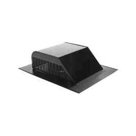 LOMANCO LomanCool 730B Static Vent, 30 sq-in Net Free Ventilating Area, Aluminum, Black