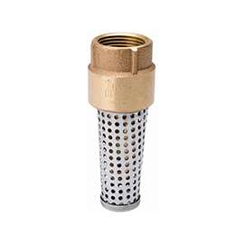 B & K ProLine 101-324NL Foot Valve, 3/4 in FPT, Brass