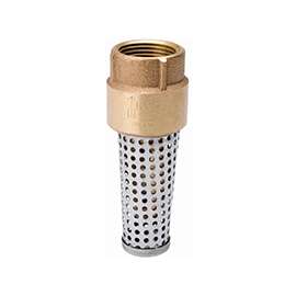 B & K ProLine 101-326NL Foot Valve, 1-1/4 in FPT, Brass