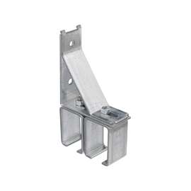 National Hardware N104-414 Double Box Rail Bracket, Steel, Galvanized
