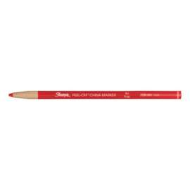 China Markers, Bullet Tip, Red