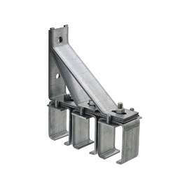 National Hardware N104-570 Triple Box Rail Bracket, Steel, Galvanized
