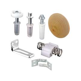 Prime-Line N 7283 Bi-Fold Door Repair Kit, Nylon/Steel, For Top Tracks