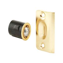 Prime-Line N 7331 Drive-In Ball Bullet Catch and Strike, Brass