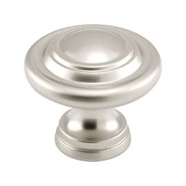 Prime-Line N 7372 Door Knob, Zinc, Satin Nickel
