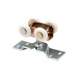 Prime-Line N 7410 Door Roller, 1 in Dia Roller, Top Mounting, Steel