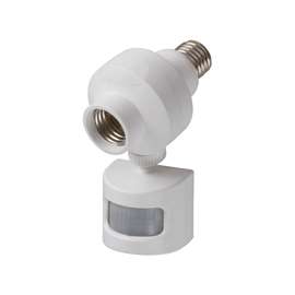 Westek OMLC5BC Motion Activated Light Control, CFL, Halogen, Incandescent, LED Lamp, 1 to 20 min, 150 W, White