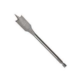 IRWIN 88806 Spade Drill Bit, Flat Flute, Hex Shank, 1/4 in Dia Shank