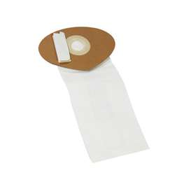 Powr-Flite X9735 Vacuum Cleaner Bag, 6 qt Capacity, Closed Mouth Closure, Paper
