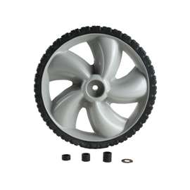 ARNOLD 490-324-0002 Replacement Lawn Mower Wheel, Plastic/Rubber