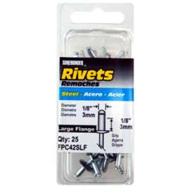 25PKSTL L Flang Rivet