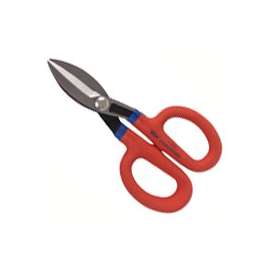Crescent Wiss A12N Tinner Snip, Steel Blade, Red Handle, 8-1/4 in OAL