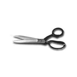 Crescent Wiss W20 Industrial Scissor, 10-3/4 in OAL, Nickel Blade, 4-3/4 in Length of Cut, Black Handle